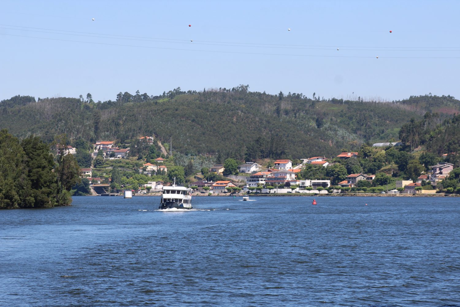 Boat in Douro river doing a cruise