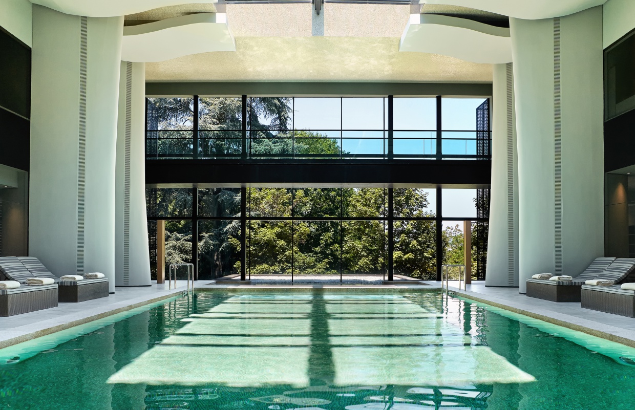 Spa indoor pool at the hotel six senses douro